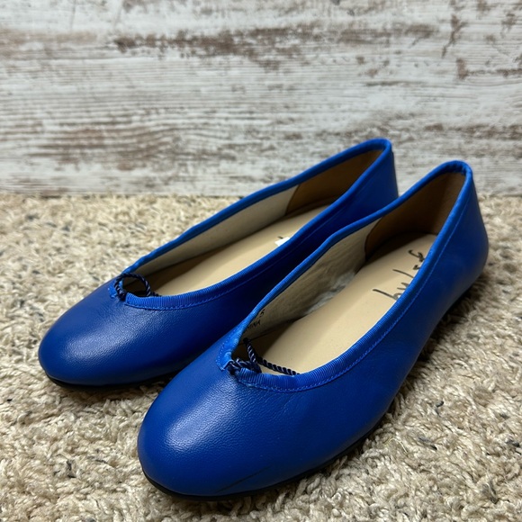 French Sole Womens Nicky Hilton - Kathy Navy Ballet Flats Size 7.4 fs/ny - Picture 8 of 10